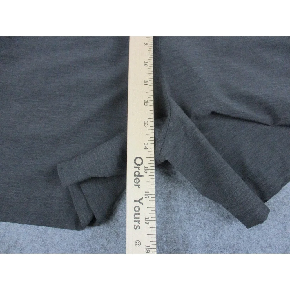 Faherty Shorts Mens 40 Gray Chino Casual Travel Flat Front Drawstring Outdoors